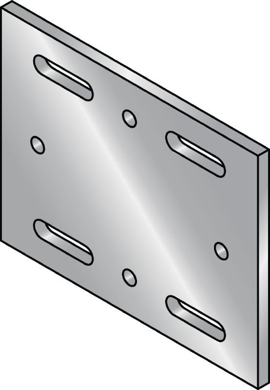 MIB-SH 底座 热浸镀锌（HDG）底座，用于将 MI 大梁紧固到钢材上